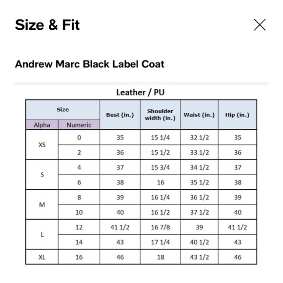 Andrew Marc leather jacket - Picture 4 of 4